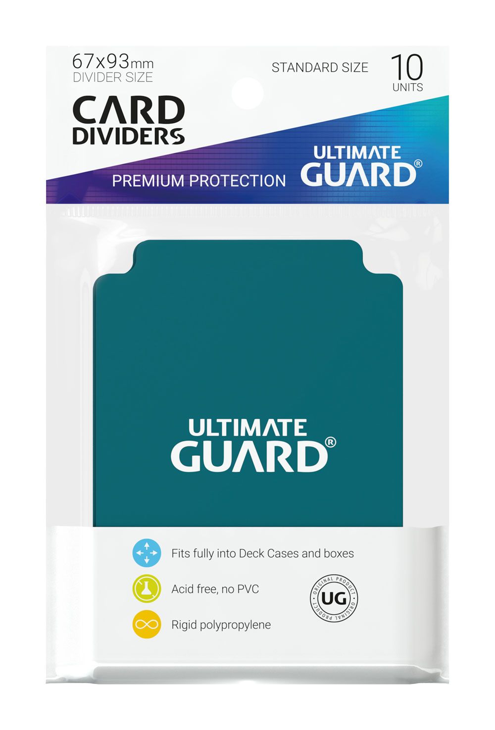 Ultimate Guard Card Dividers Tarjetas Separadoras Gasolina Azul (10 Piezas)