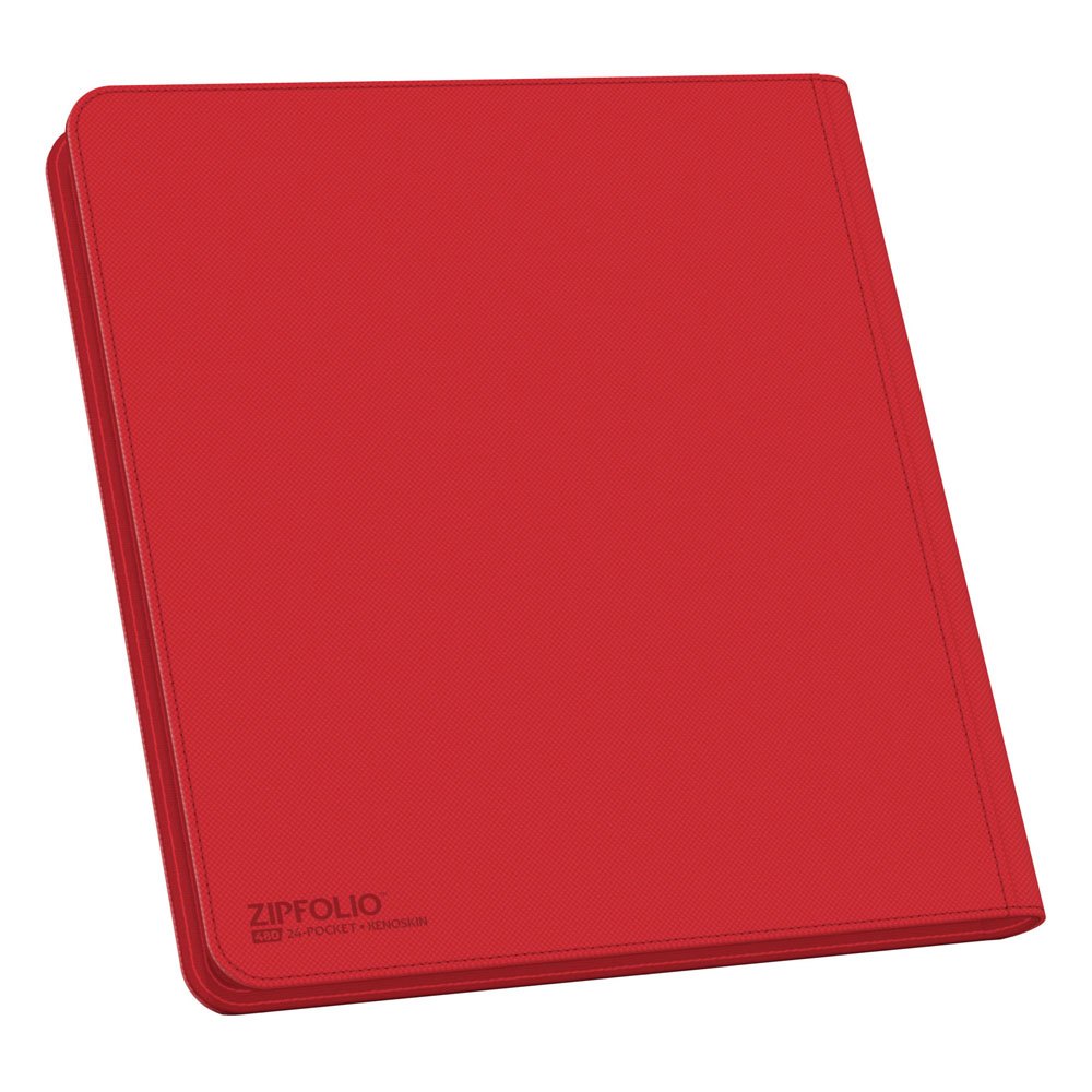 Archivador Ultimate Guard Zipfolio 480 - 24-Pocket XenoSkin (Quadrow) - Rojo