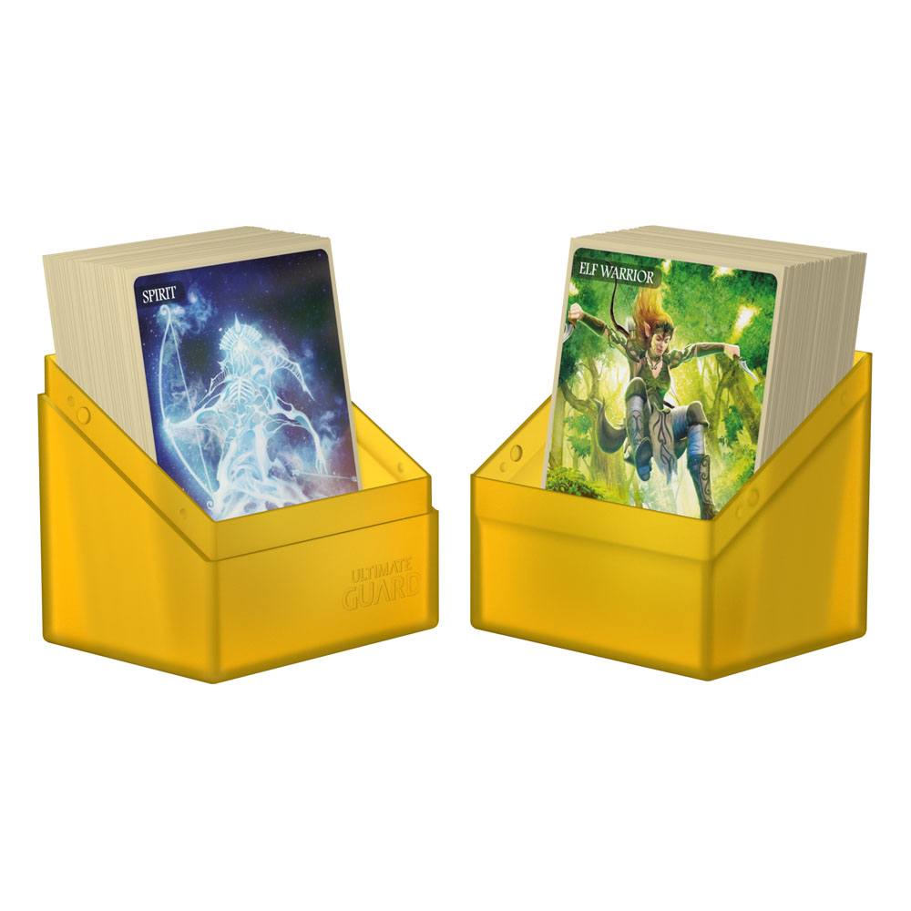 Caja Ultimate Guard Boulder Deck Case 80+ Tamaño Estándar Ámbar