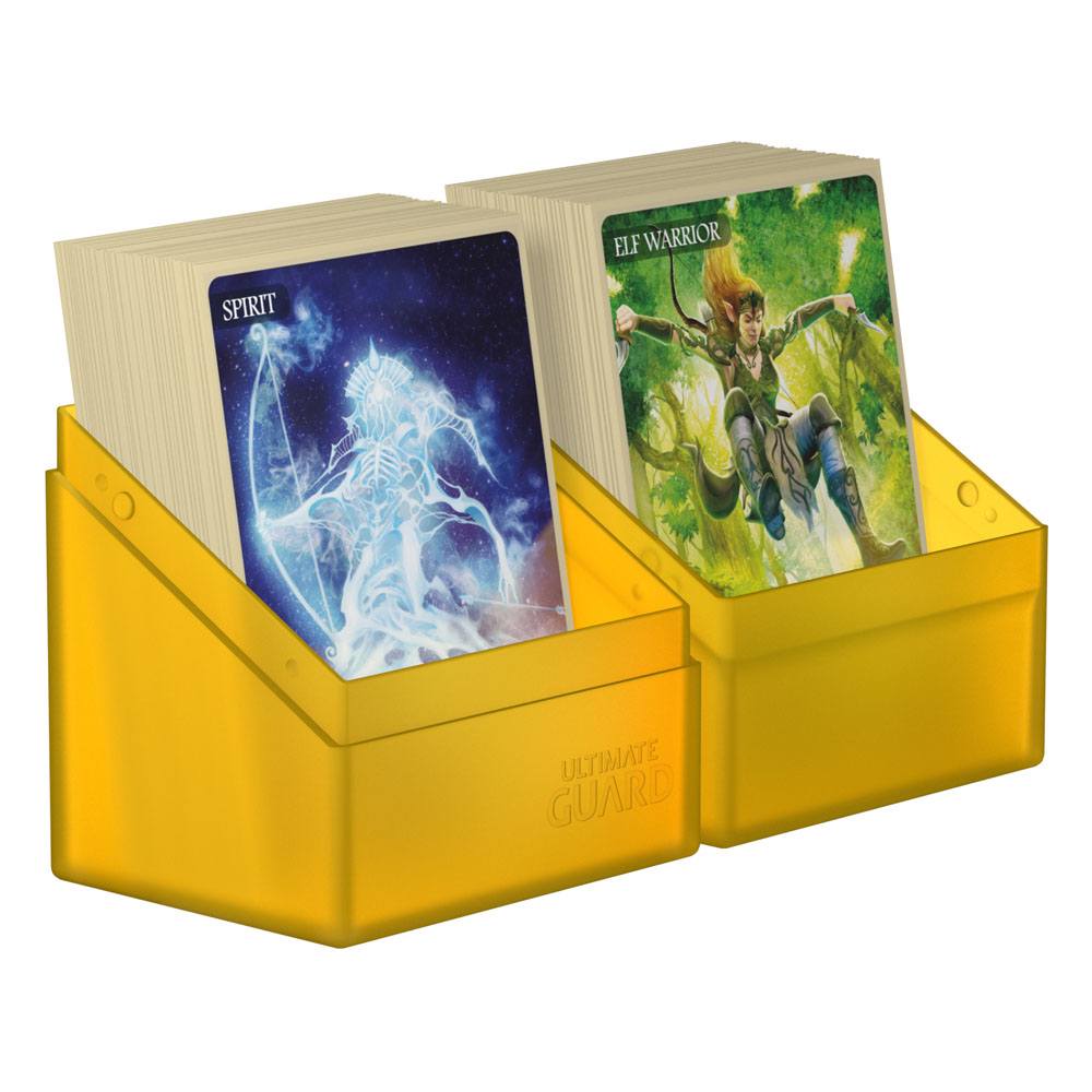 Caja Ultimate Guard Boulder Deck Case 80+ Tamaño Estándar Ámbar