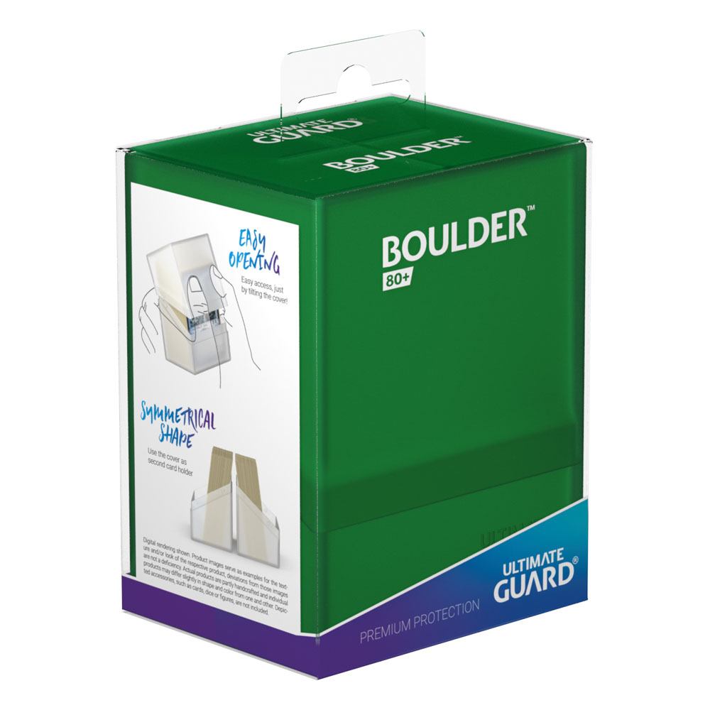 Caja Ultimate Guard Boulder Deck Case 80+ Tamaño Estándar Emerald