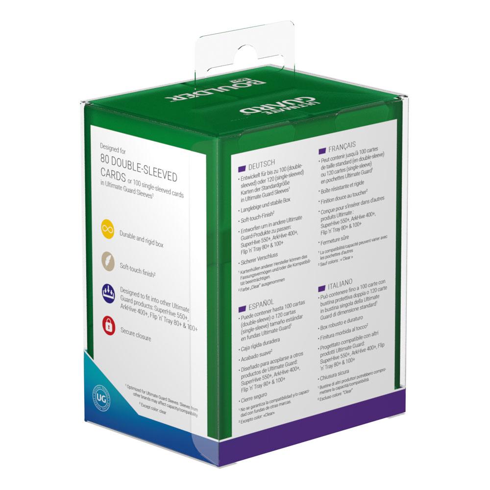 Caja Ultimate Guard Boulder Deck Case 80+ Tamaño Estándar Emerald