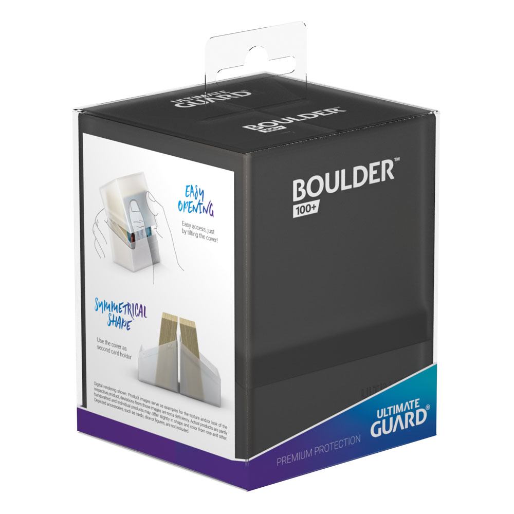 Caja Ultimate Guard Boulder Deck Case 100+ Tamaño Estándar Onyx