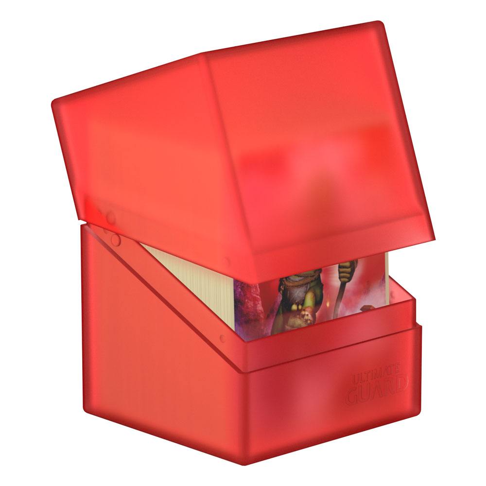 Caja Ultimate Guard Boulder Deck Case 100+ Tamaño Estándar Ruby
