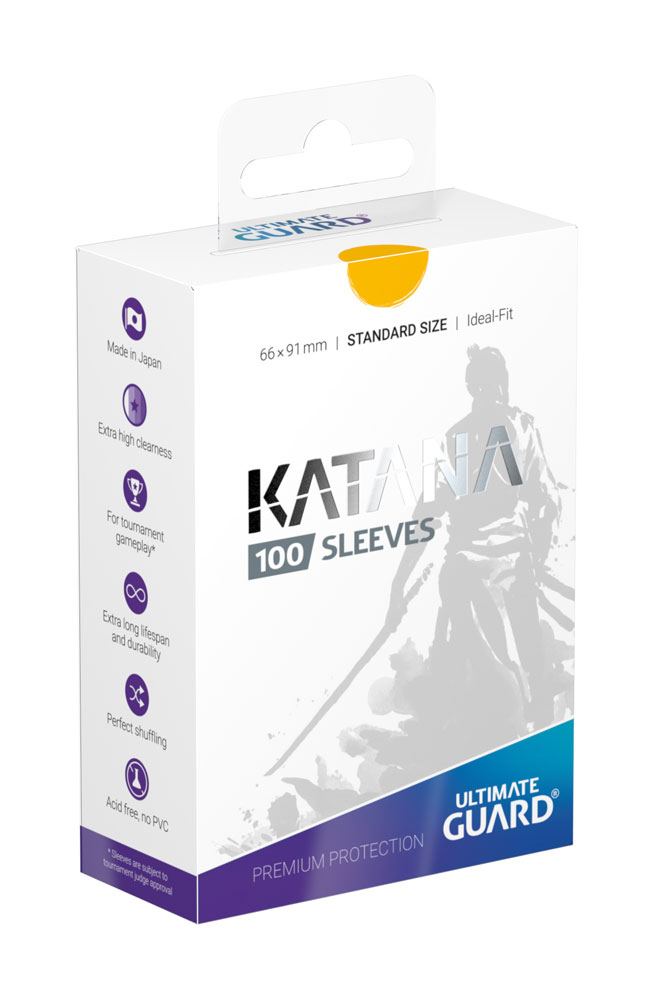 Sleeves Ultimate Guard Katana Sleeves Standard Size (100) - Yellow