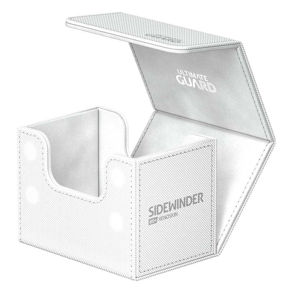 Caja Ultimate Guard Sidewinder 80+  XenoSkin Monocolor Blanco