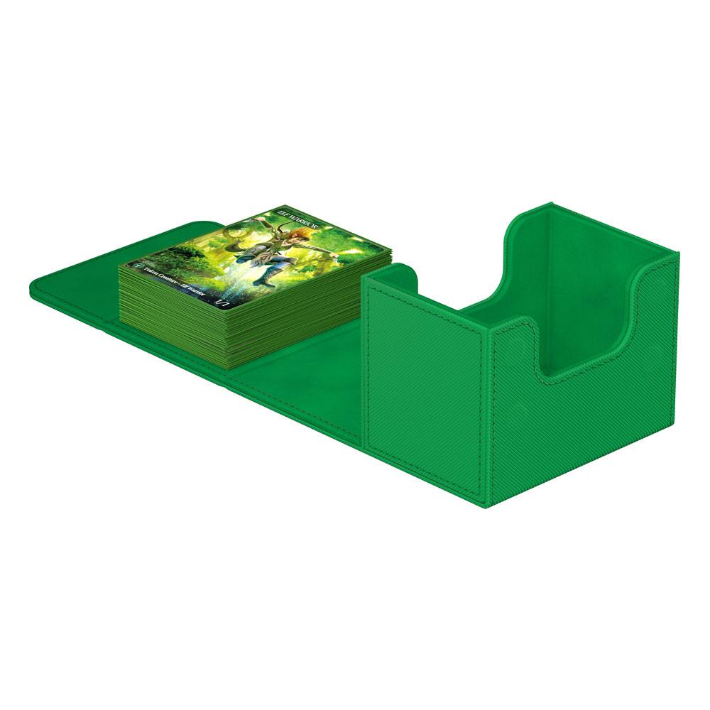 Caja Ultimate Guard Sidewinder 80+ XenoSkin Monocolor Verde