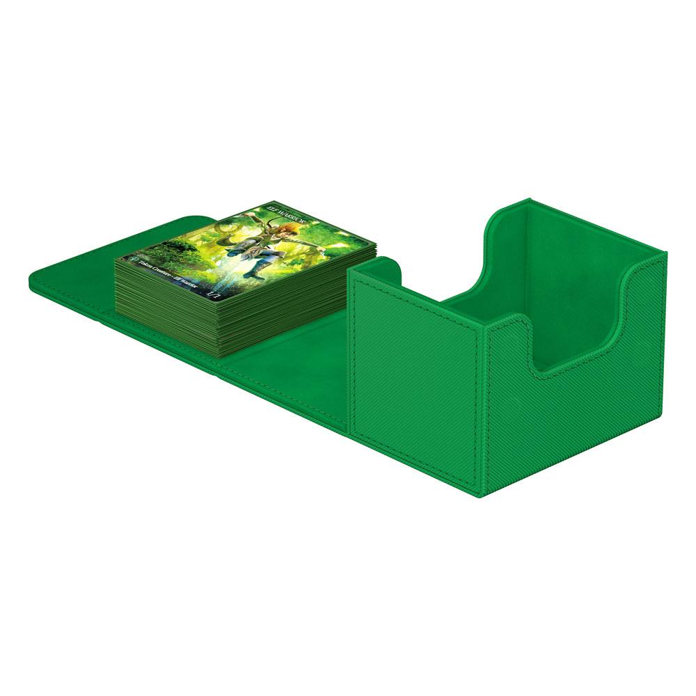 Caja Ultimate Guard Sidewinder 100+ XenoSkin Monocolor Verde