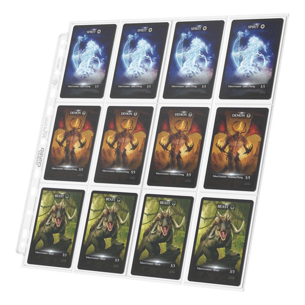 Hoja 24 Bolsillos Ultimate Guard 24-Pocket QuadRow Pages Side-Loading Transparente (10)