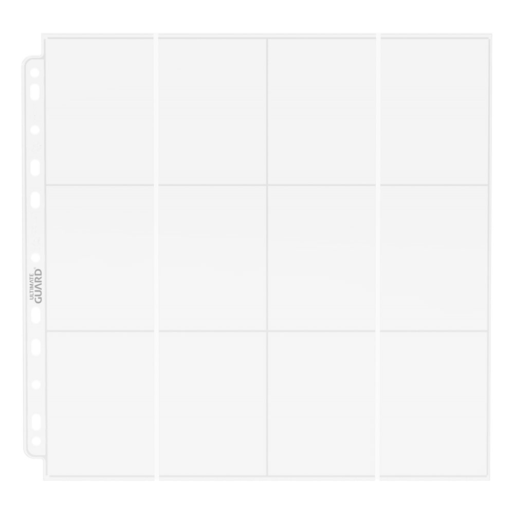Hoja 24 Bolsillos Ultimate Guard 24-Pocket QuadRow Pages Side-Loading Transparente (10)