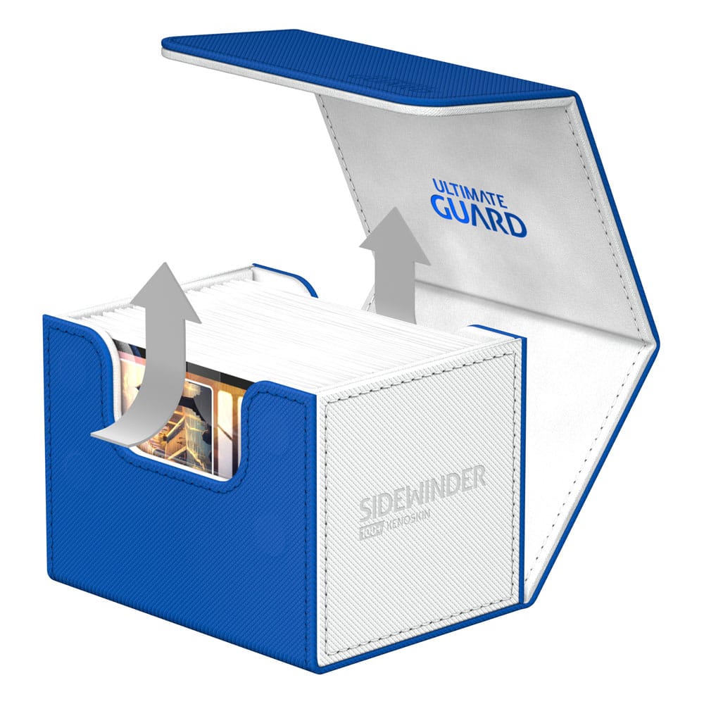 Caja  Ultimate Guard Sidewinder  100+ XenoSkin SYNERGY  Azul/Blanco