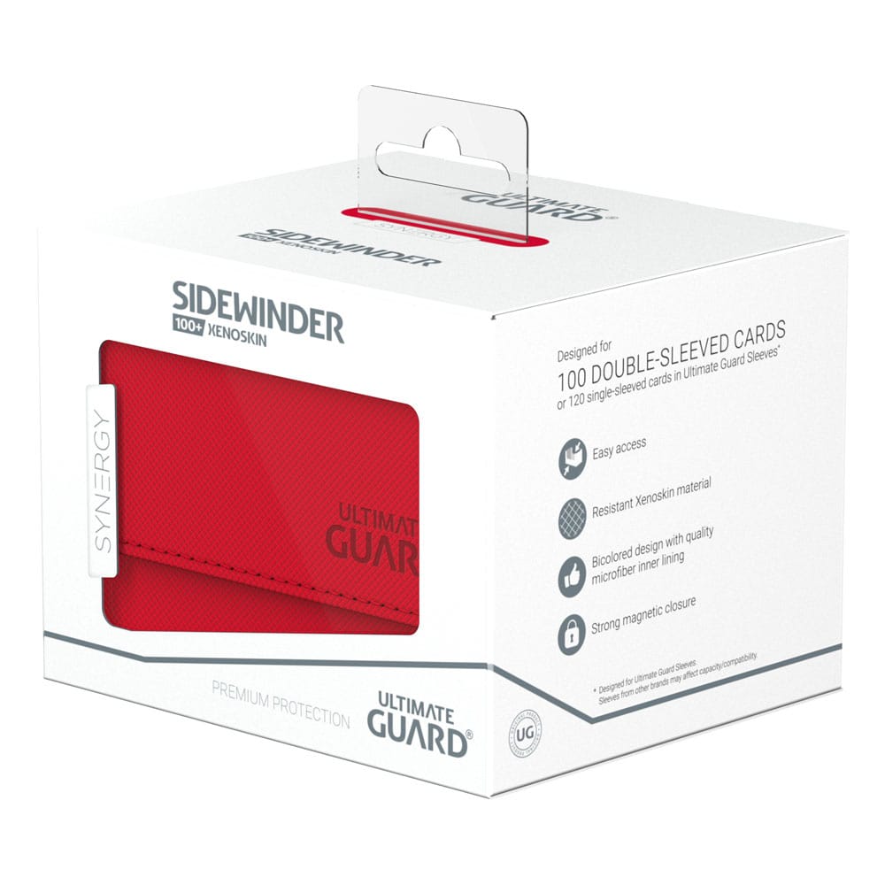 Caja Ultimate Guard Sidewinder  100+ XenoSkin SYNERGY Rojo/Blanco