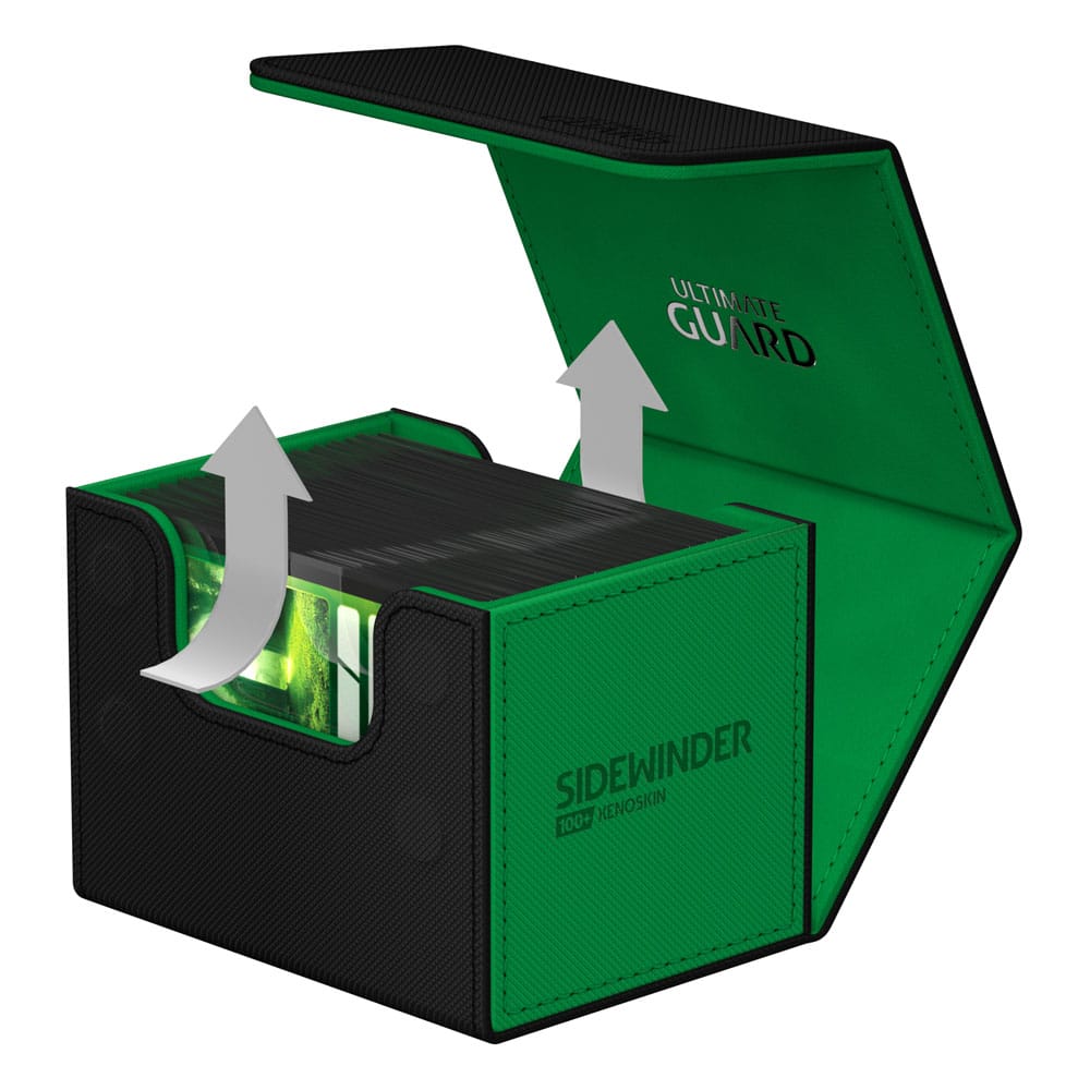 Caja Ultimate Guard Sidewinder  100+ XenoSkin SYNERGY Negro/Verde