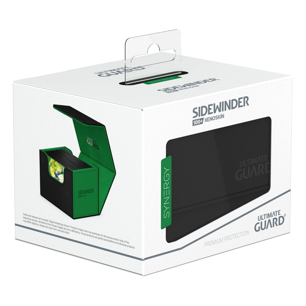 Caja Ultimate Guard Sidewinder  100+ XenoSkin SYNERGY Negro/Verde