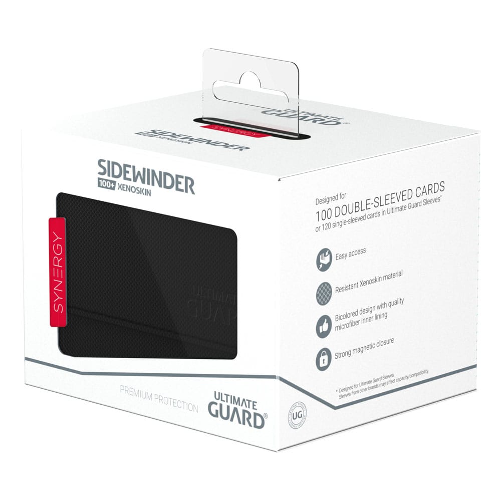 Caja Ultimate Guard Sidewinder 100+ XenoSkin SYNERGY Negro/Rojo