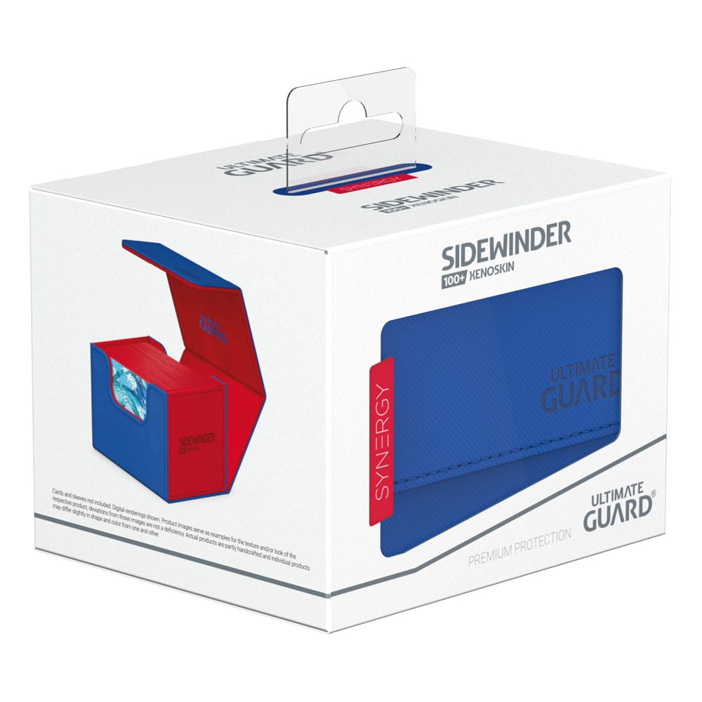 Caja Ultimate Guard Sidewinder 100+ XenoSkin SYNERGY Azul/Rojo