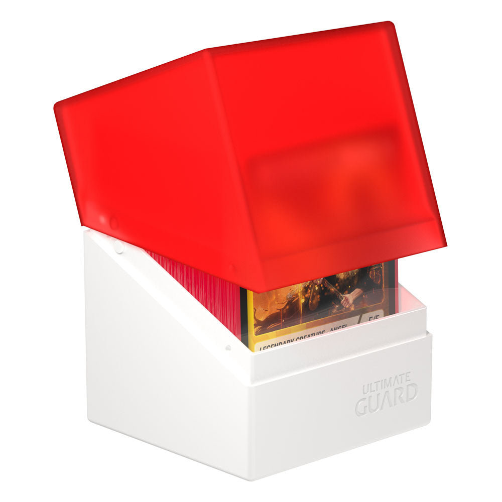 Caja Ultimate Guard Boulder Deck  Case 100+ SYNERGY  Rojo/Blanco