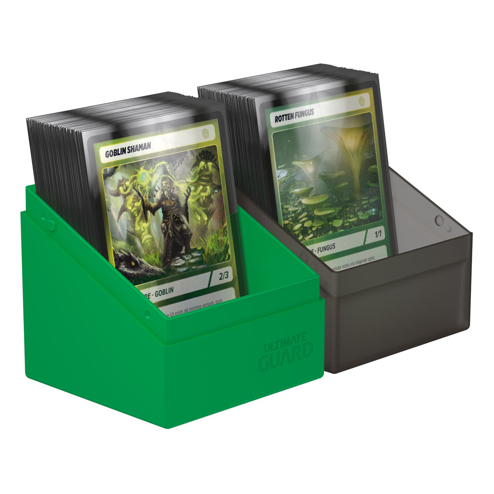 Caja Ultimate Guard Boulder Deck Case 100+ SYNERGY Negro/Verde