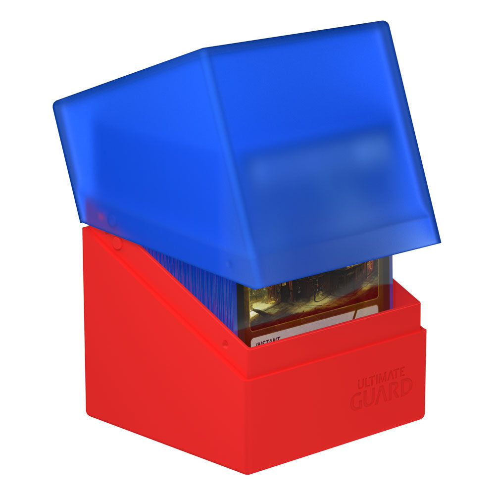 Caja Ultimate Guard Boulder Deck Case 100+ SYNERGY Azul/Rojo