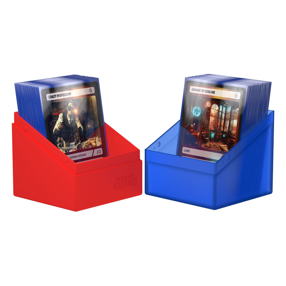 Caja Ultimate Guard Boulder Deck Case 100+ SYNERGY Azul/Rojo