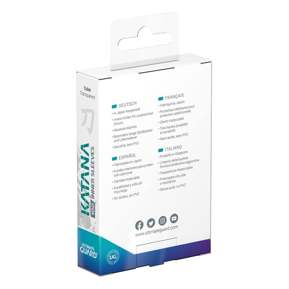 Sleeves Ultimate Guard Katana Inner Sleeves Standard Size (100)