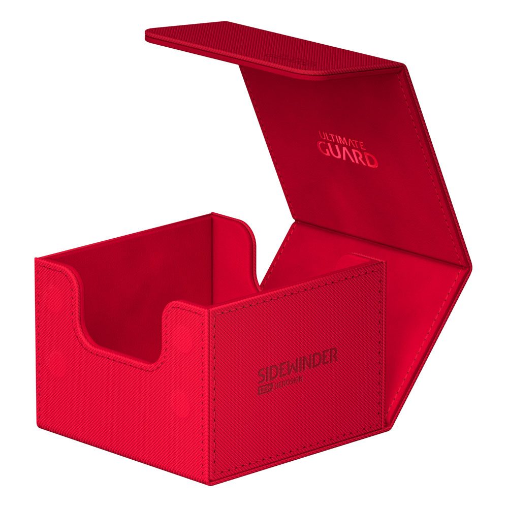 Caja Ultimate Guard Sidewinder  133+ XenoSkin Monocolor Rojo
