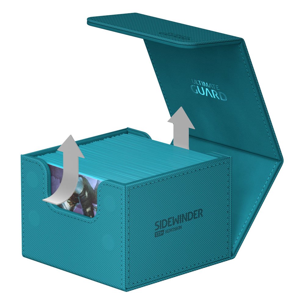 Caja Ultimate Guard Sidewinder  133+ XenoSkin Monocolor Gasolina Azul