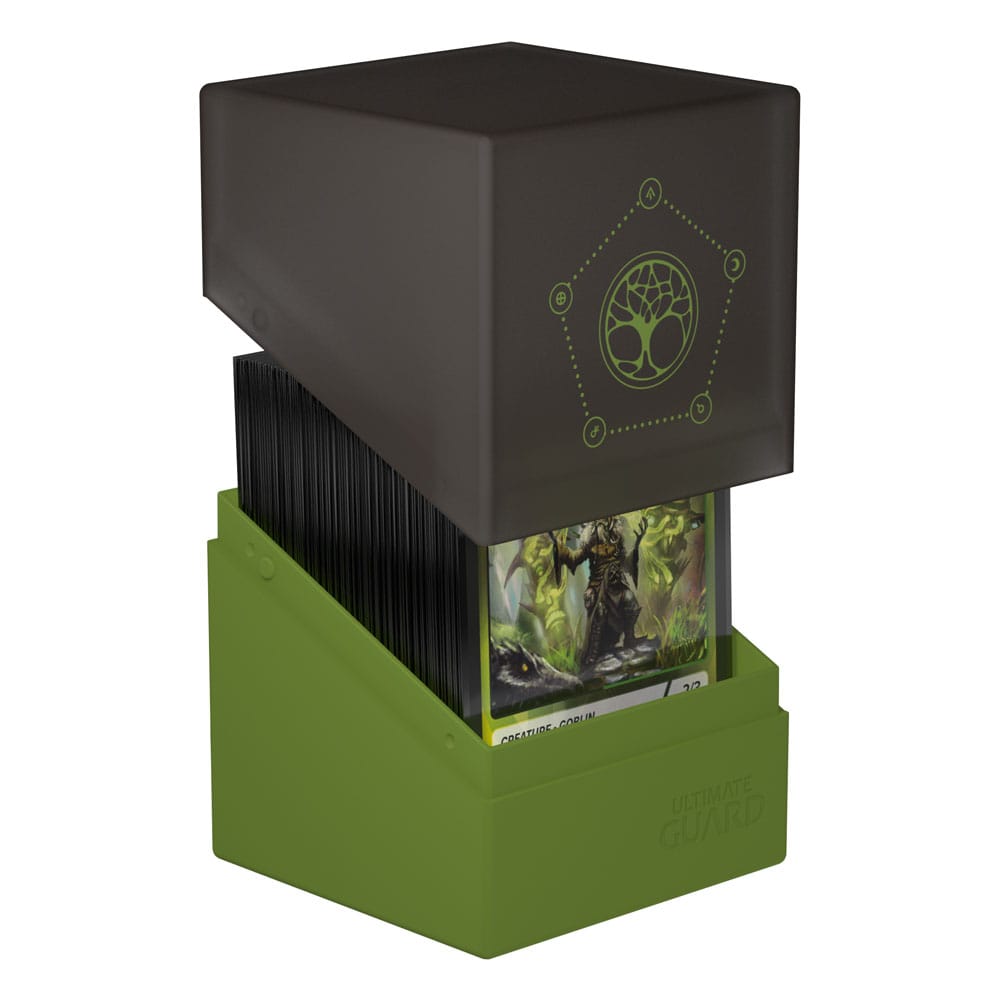 Caja Ultimate Guard Boulder 100+  Druidic Secrets Arbor (Verde  Oliva)