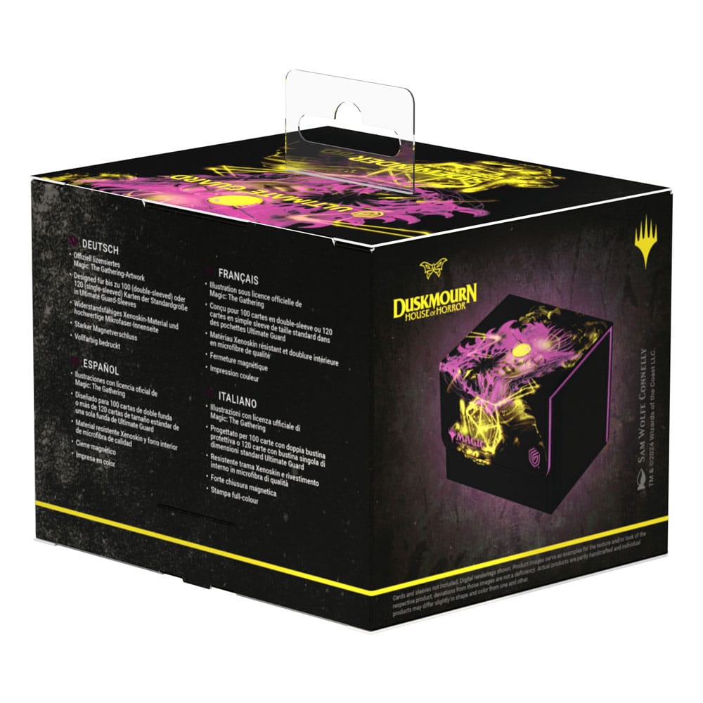 Caja Ultimate Guard Sidewinder 100+ Xenoskin Magic: The Gathering "Duskmourn: House of Horror" - Zimone, All-Questioning