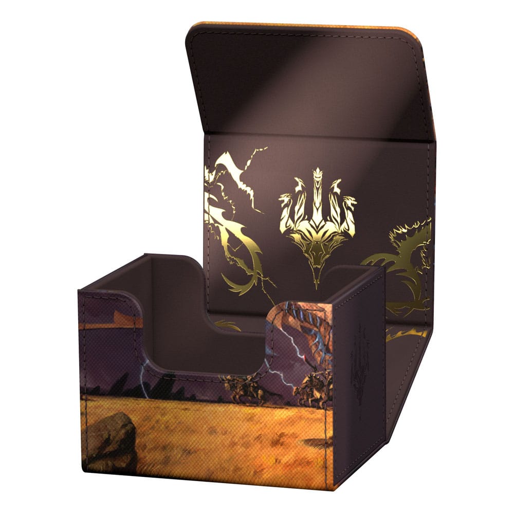 Caja Ultimate Guard Sidewinder 100+ Xenoskin Magic: The Gathering "Tarkir: Dragonstorm" Ghostfire - Neriv, Heart of the Storm