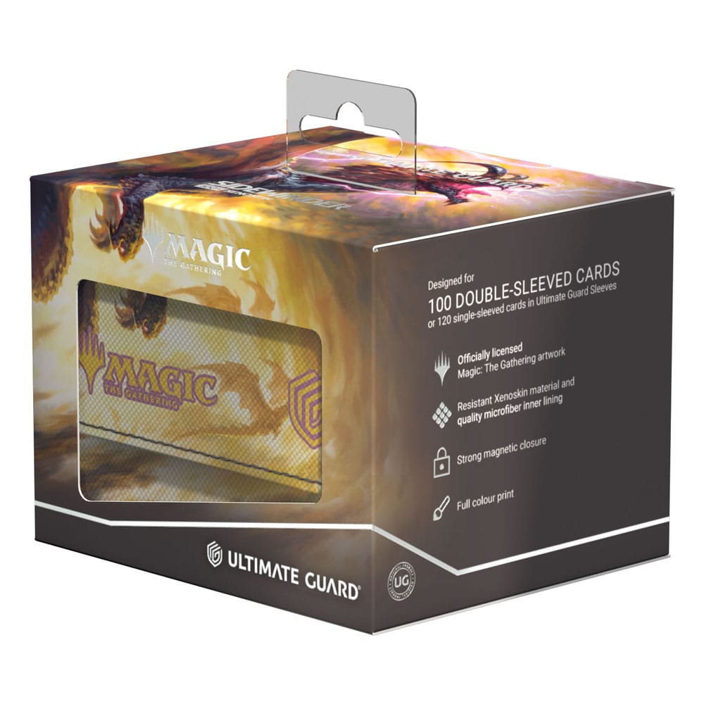 Caja Ultimate Guard Sidewinder 100+ Xenoskin Magic: The Gathering "Tarkir: Dragonstorm" Ghostfire - Stormscale Scion