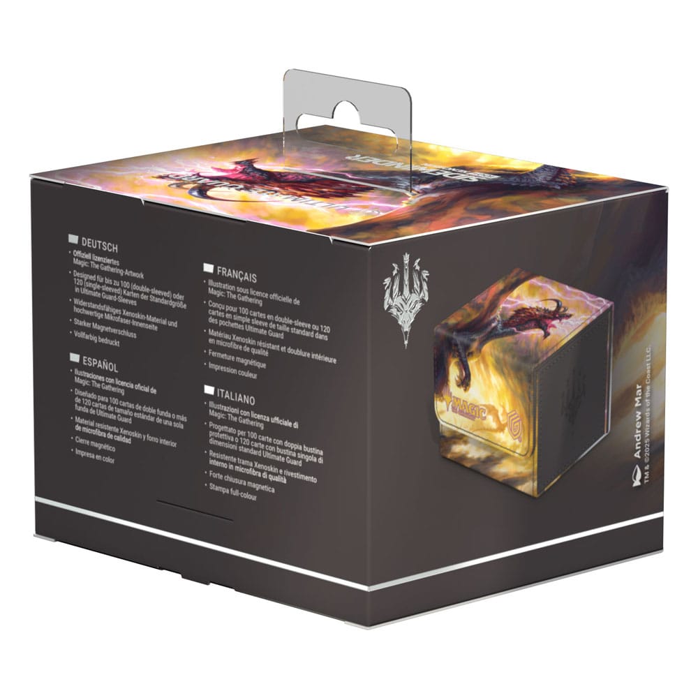 Caja Ultimate Guard Sidewinder 100+ Xenoskin Magic: The Gathering "Tarkir: Dragonstorm" Ghostfire - Stormscale Scion