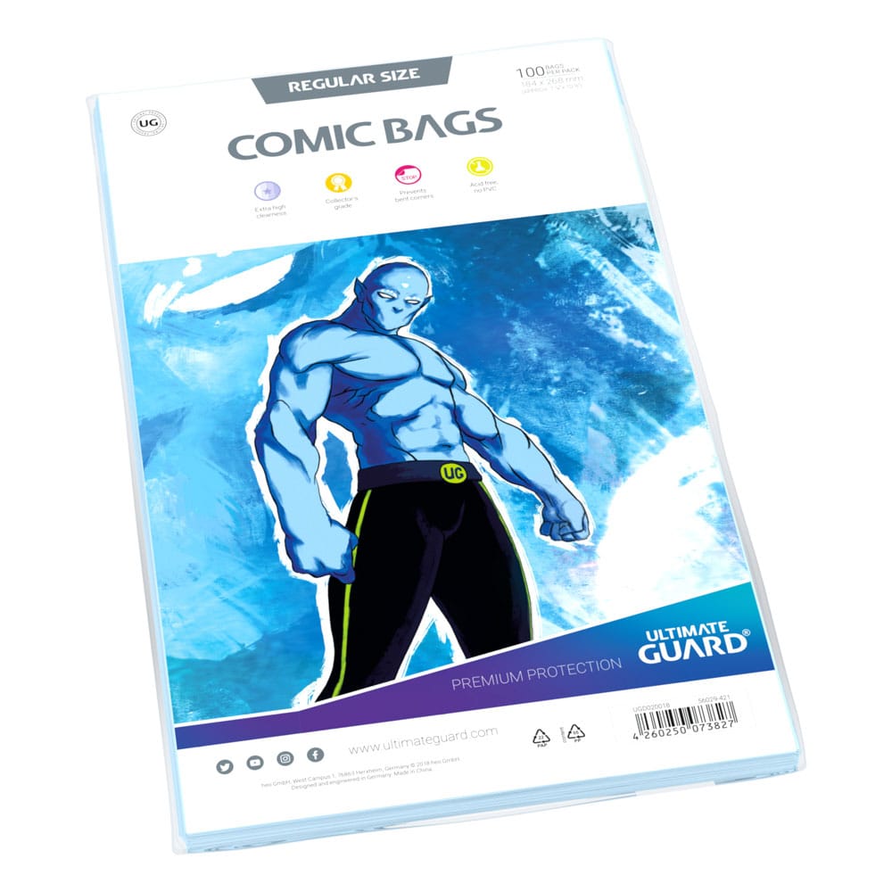 Comic Ultimate Guard Comic Bags Bolsas de Comics Regular Size (100)