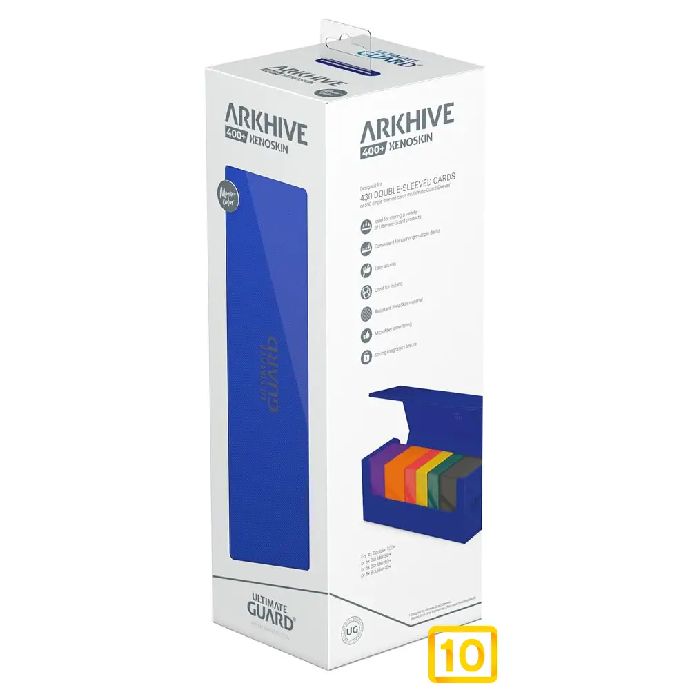 Caja Ultimate Guard Arkhive 400+ XenoSkin Monocolor Azul - 10pristine