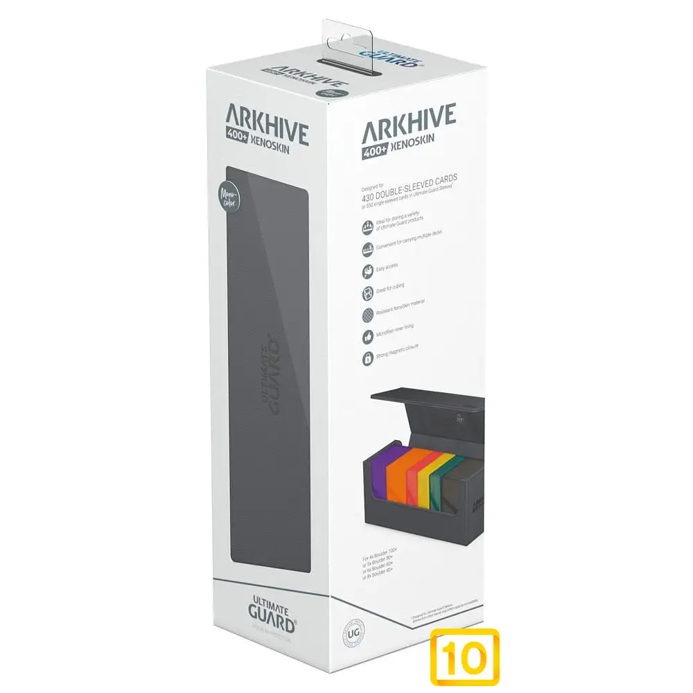 Caja Ultimate Guard Arkhive 400+ XenoSkin Monocolor Gris - 10pristine