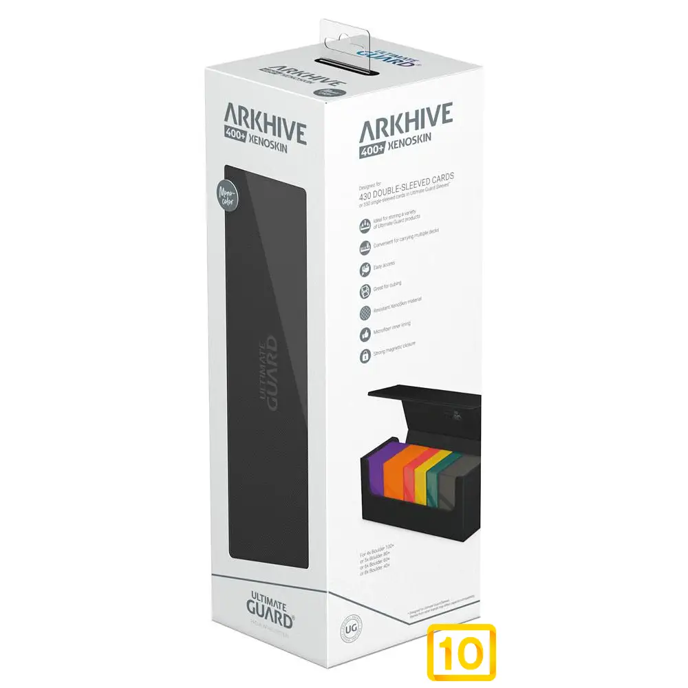 Caja Ultimate Guard Arkhive 400+ XenoSkin Monocolor Negro - 10pristine