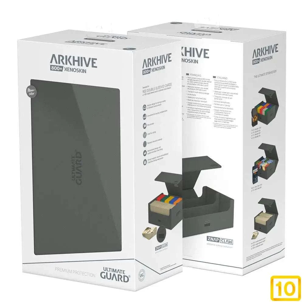 Caja Ultimate Guard Arkhive 800+ XenoSkin Monocolor Gris -