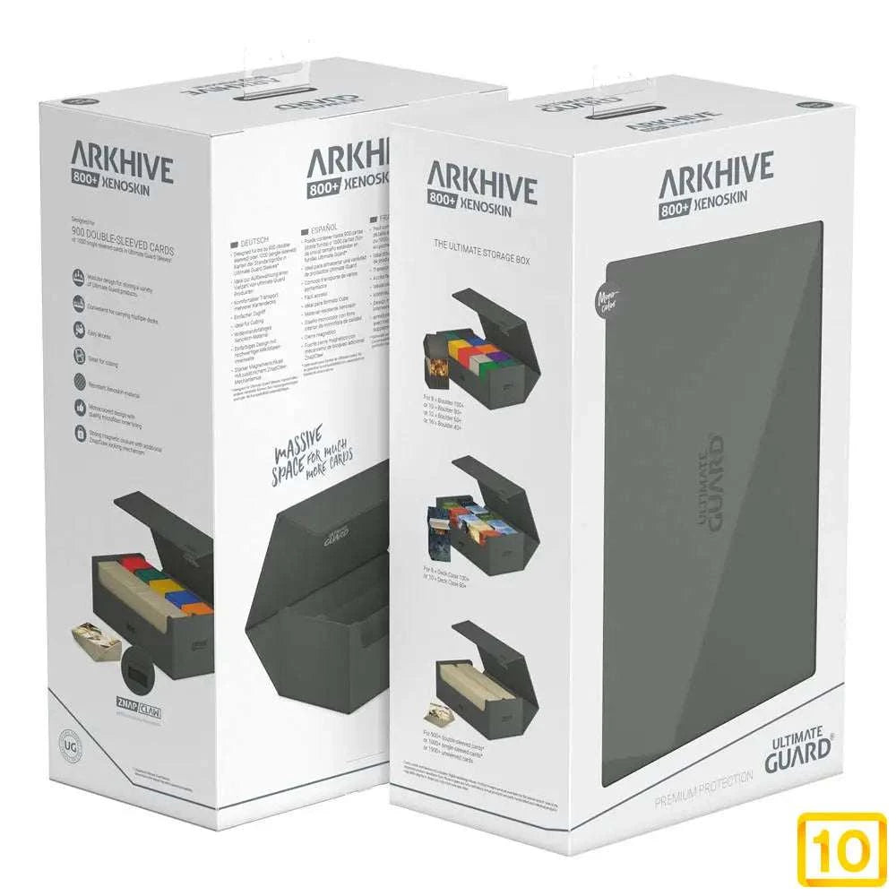 Caja Ultimate Guard Arkhive 800+ XenoSkin Monocolor Gris -