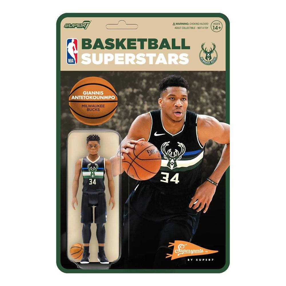 Figura NBA Figura ReAction Wave 3 Giannis Antentokuompo (Bucks) [Black10pristine