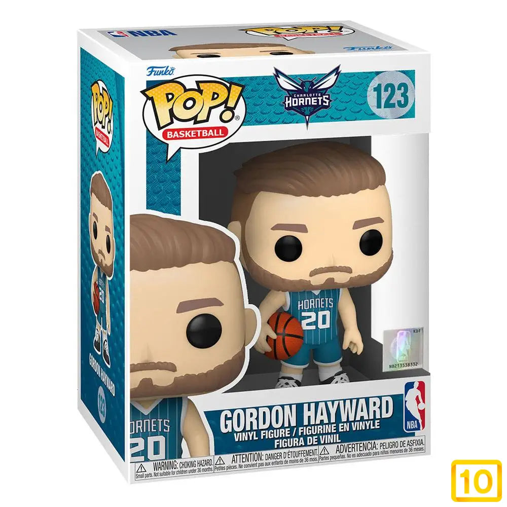 Funko NBA Charlotte Hornets POP! Basketball Vinyl Figura Gordon Hayward (Teal Jersey) 9 cm - 10pristine