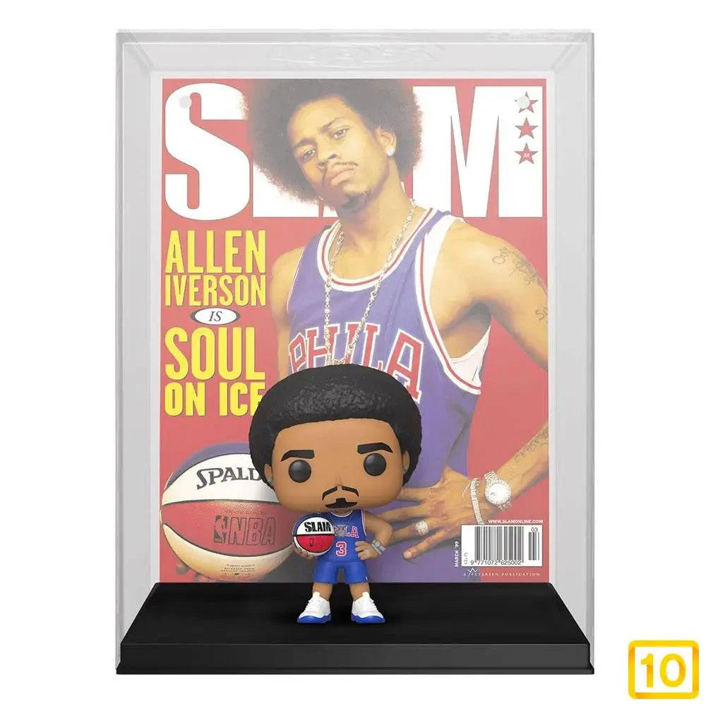 Funko NBA Cover POP! Basketball Vinyl Figura Allen Iverson (SLAM Magaz10pristine