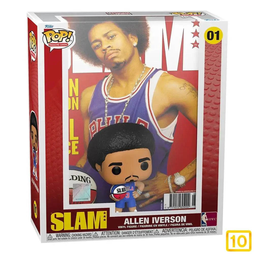 Funko NBA Cover POP! Basketball Vinyl Figura Allen Iverson (SLAM Magaz10pristine
