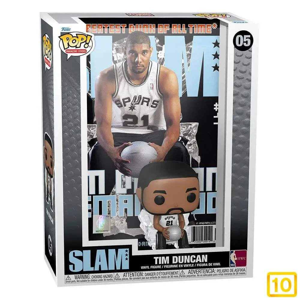 Funko NBA Cover POP! Basketball Vinyl Figura Tim Duncan (SLAM Magazine10pristine