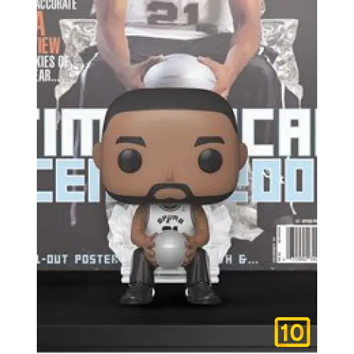 Funko NBA Cover POP! Basketball Vinyl Figura Tim Duncan (SLAM Magazin) 9 cm - 10pristine
