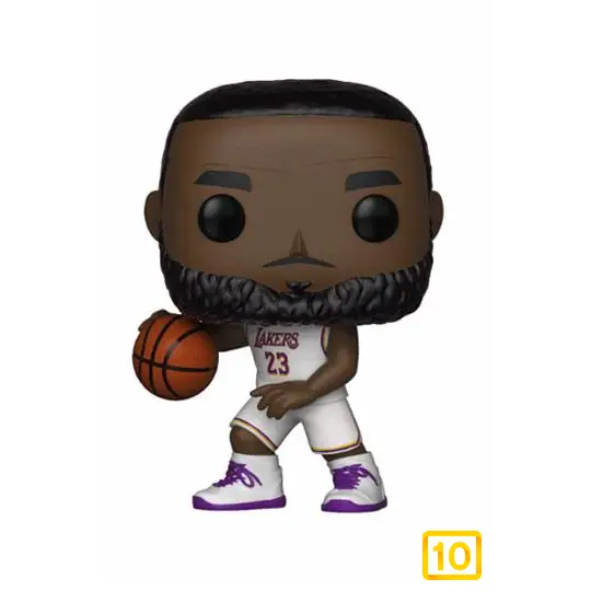 Funko NBA POP! Sports Vinyl Figura LeBron James White Uniform (Lakers)10pristine