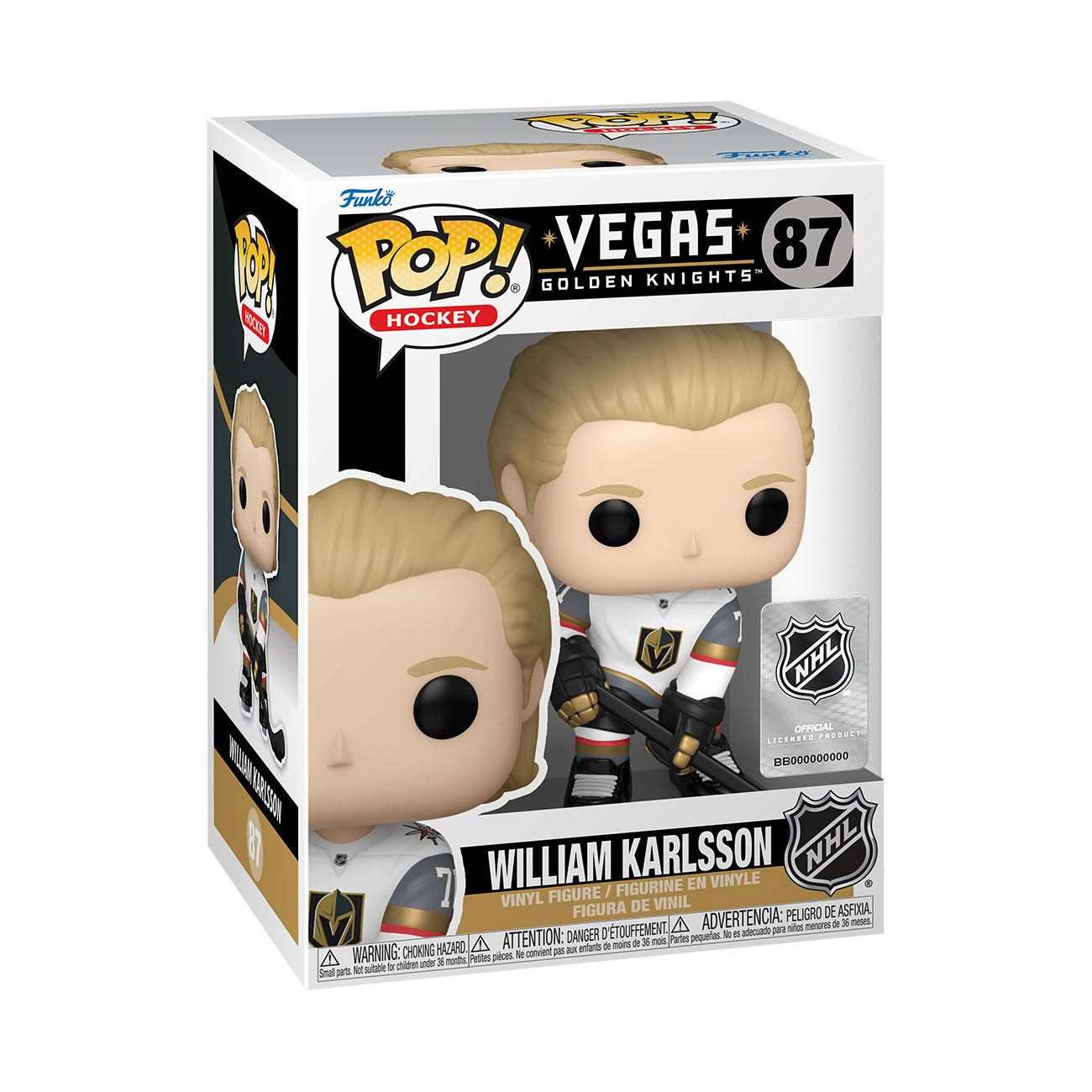 Funko NHL: Vegas Golden Knights Figura POP! Hockey Vinyl William Karls10pristine