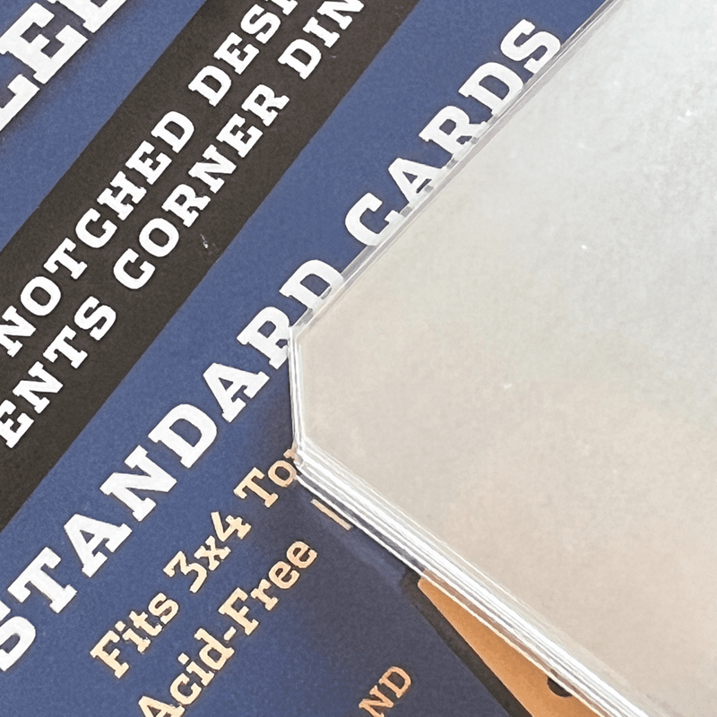 Sleeves Notched Card Sleeves CardboardGold (100pc) -