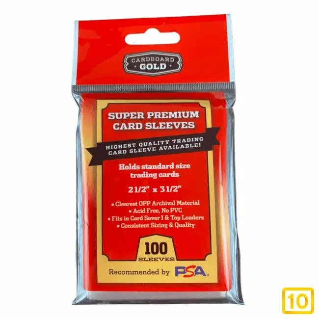 Sleeves Super Premium CardboardGold (100pc) - 10pristine