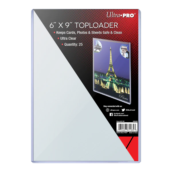 Toploader UltraPro 6" x 9" Photos/Fotos 25pcs10pristine