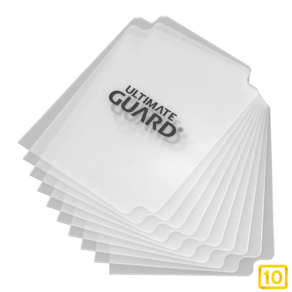 Ultimate Guard Card Dividers Tarjetas Separadoras Transparente (10 Piezas) - 10pristine